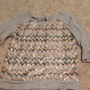 Sequined sweater